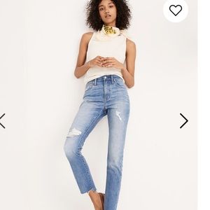 High rise slim boy jeans